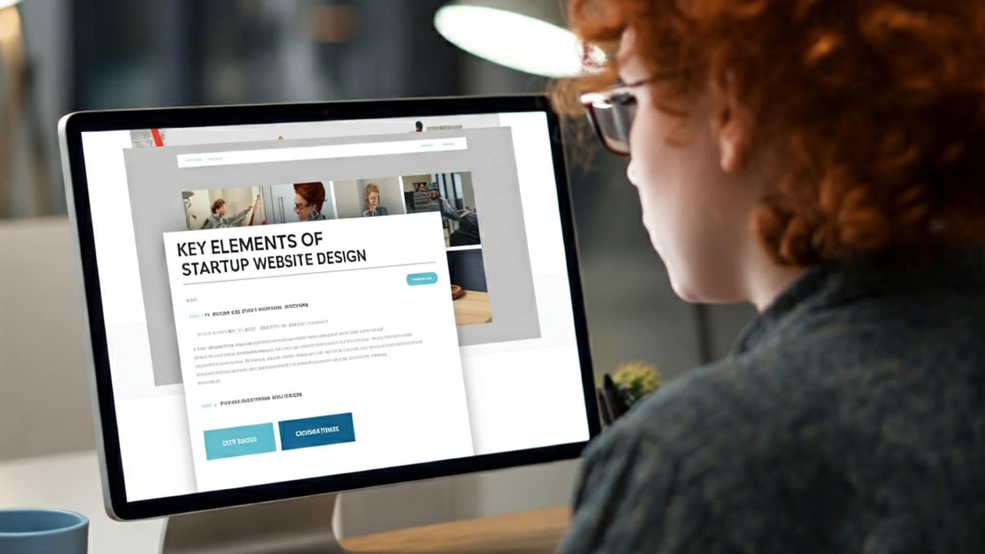 Generate Image For 'key Elements Of Startup Website Design